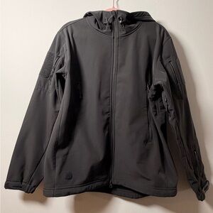 Black Hooded Jacket